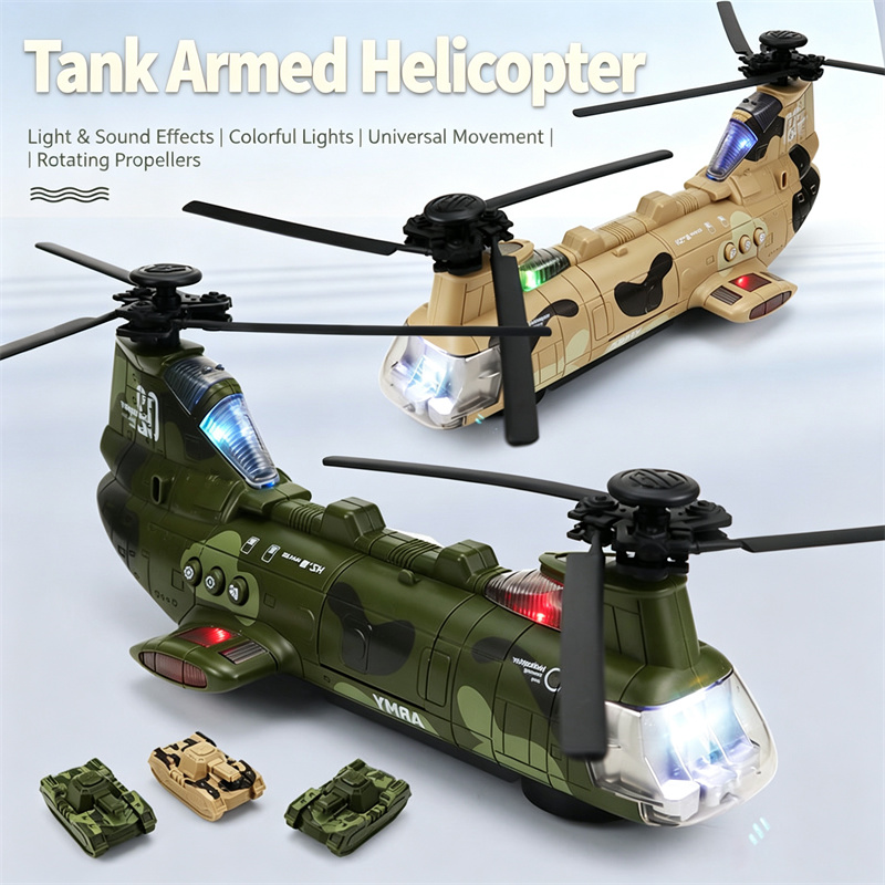 Kids Toys Xmas - Electric Bump and Go Transport Plane