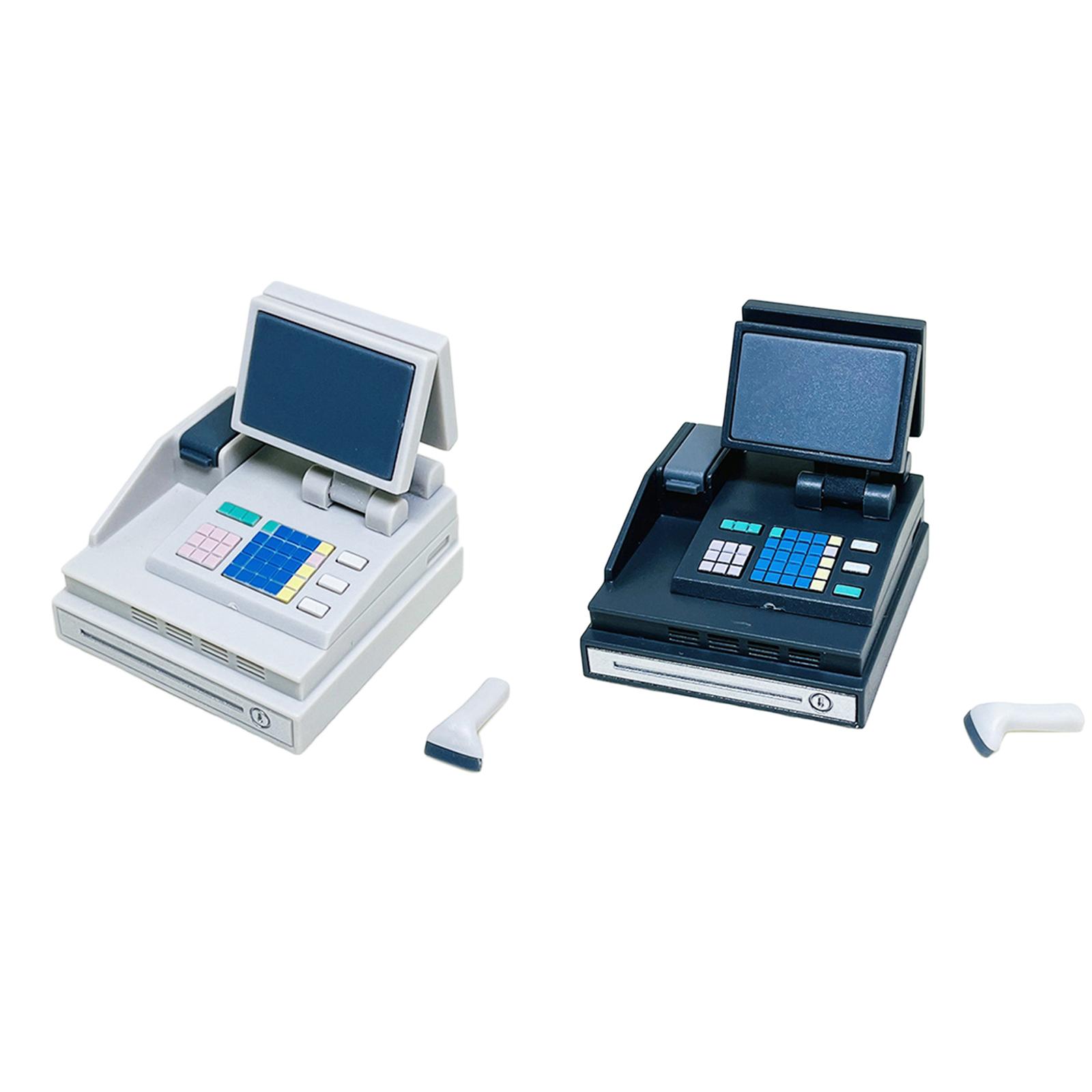 Toy Cash Register - 1/6 Scale Dollhouse Cash Register Shop