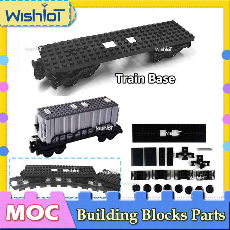 Toy Train Track Set - City Train Track Base MOC Building