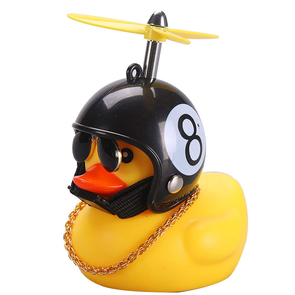 Rubber Duck Bath - Car Rubber Duck Toy With Helmet