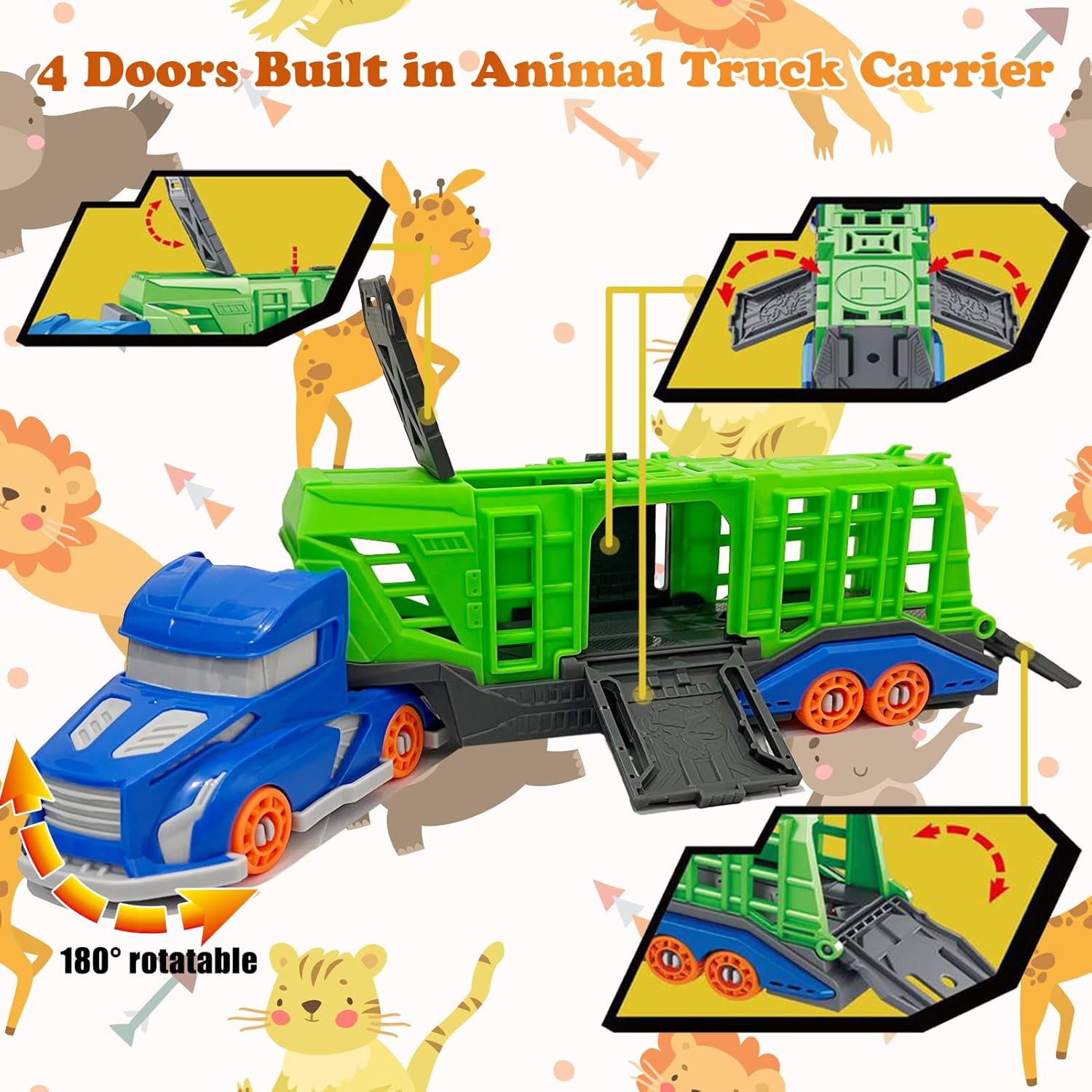 Dinosaur Animal Transport Vehi - Kids Toys Dinosaur recension och pris