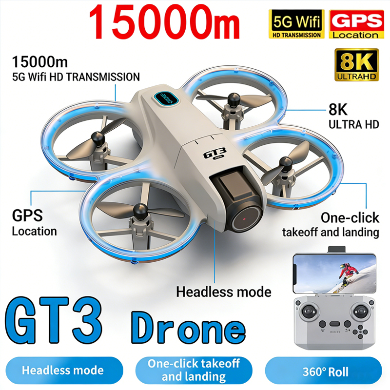 New GT3 MAX Drone 8K HD Aerial - Toys For Kids Video recension och pris