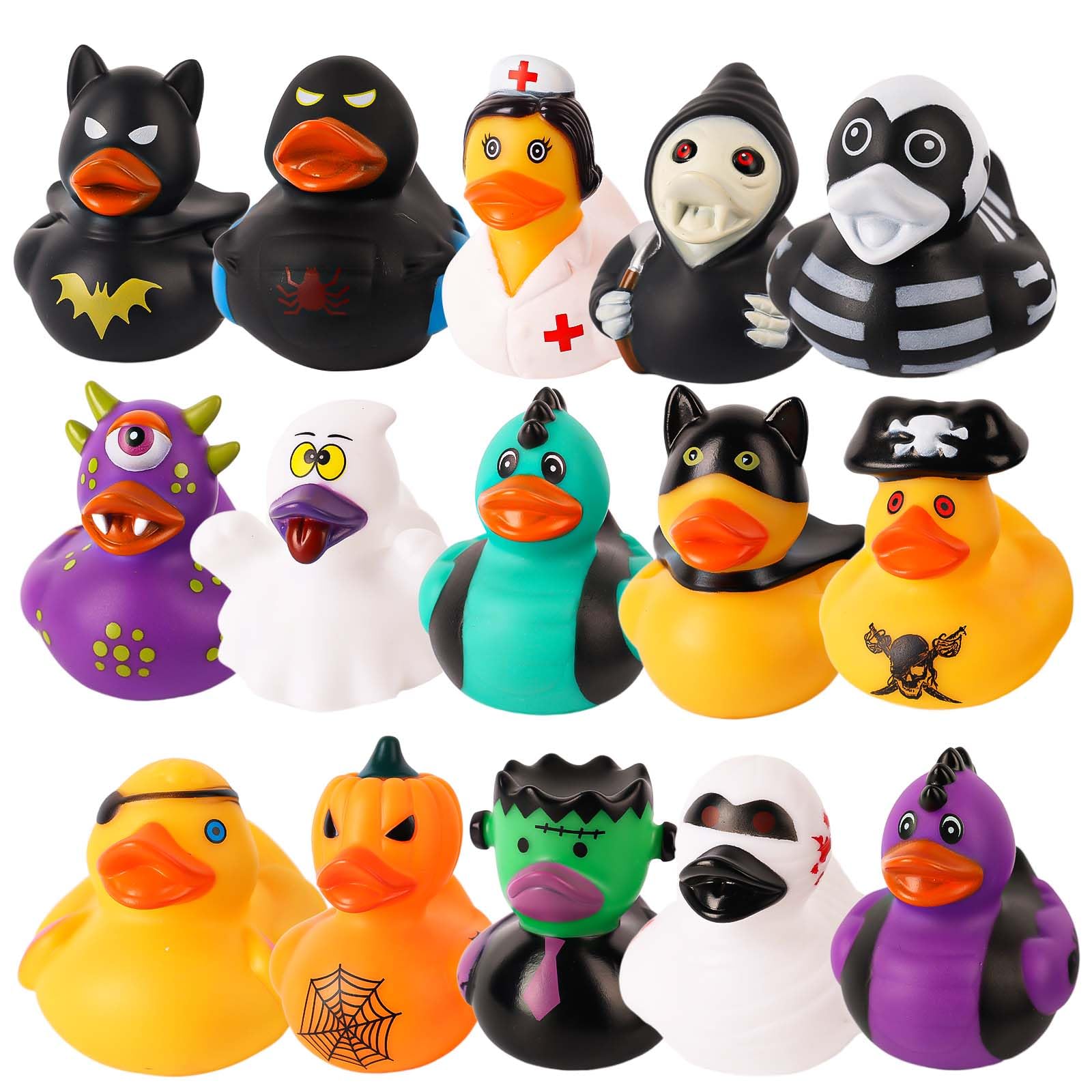 12/24/36PC Halloween Rubber Du - Rubber Duck Bath recension och pris