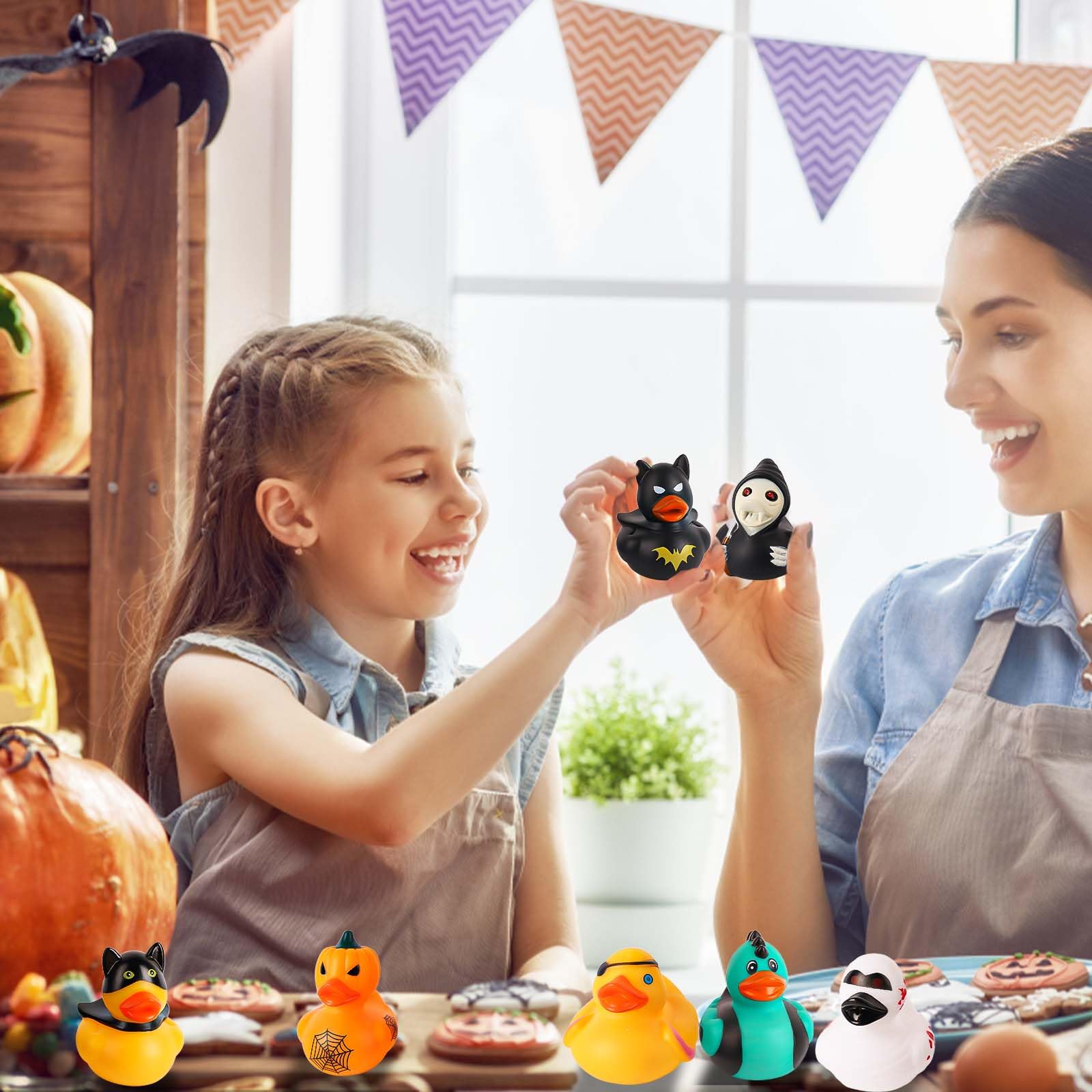 12/24/36PC Halloween Rubber Du - Rubber Duck Bath recension och pris