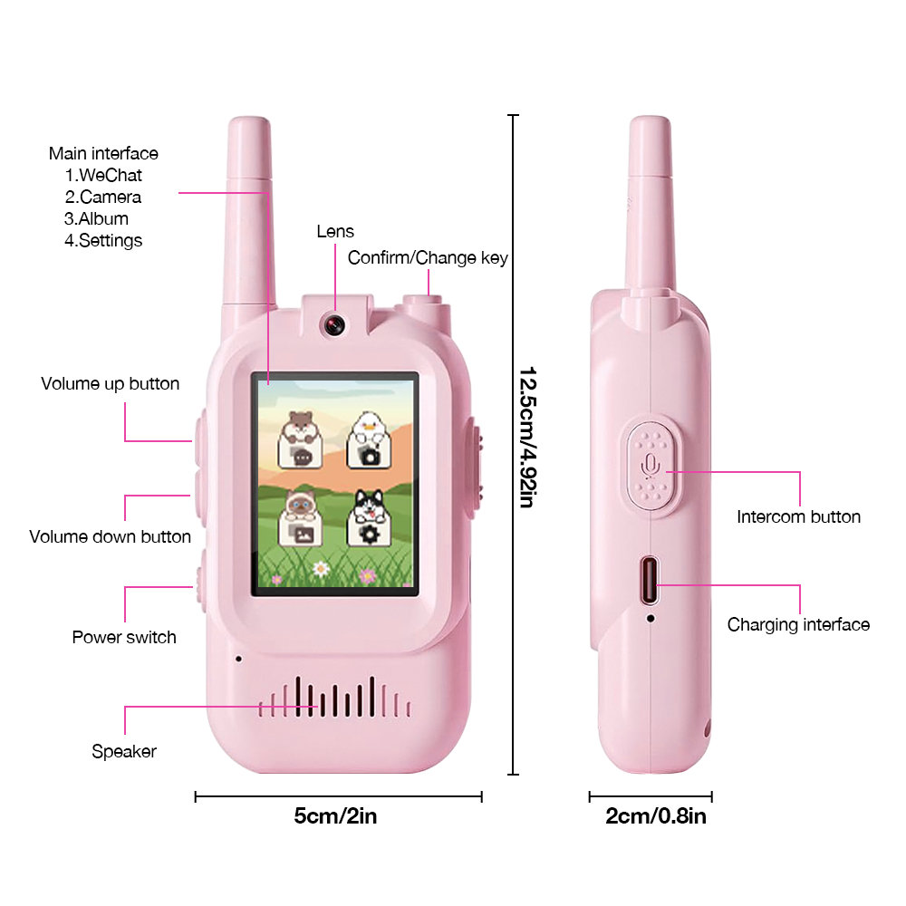 Kids Rechargeable Video Walkie - Toys For Kids Video recension och pris
