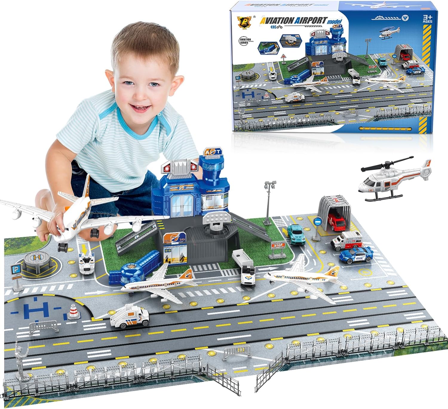 Children's Airport Scene Toy S - Kids Toys Xmas recension och pris