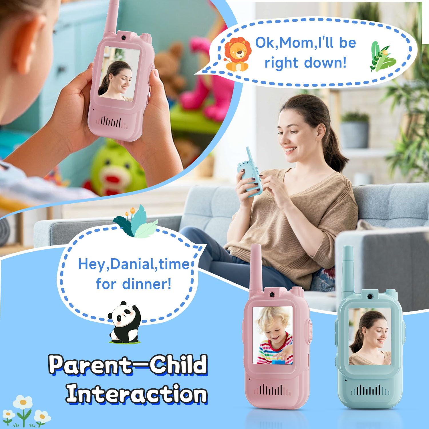 2PCS  Video Walkie Talkies for - Toys For Kids Video recension och pris
