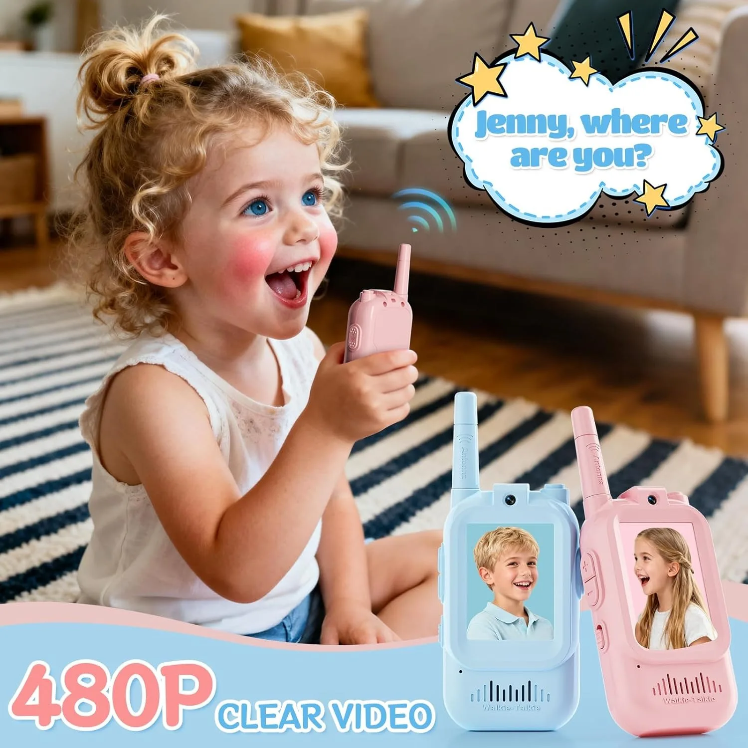 2PCS  Video Walkie Talkies for - Toys For Kids Video recension och pris