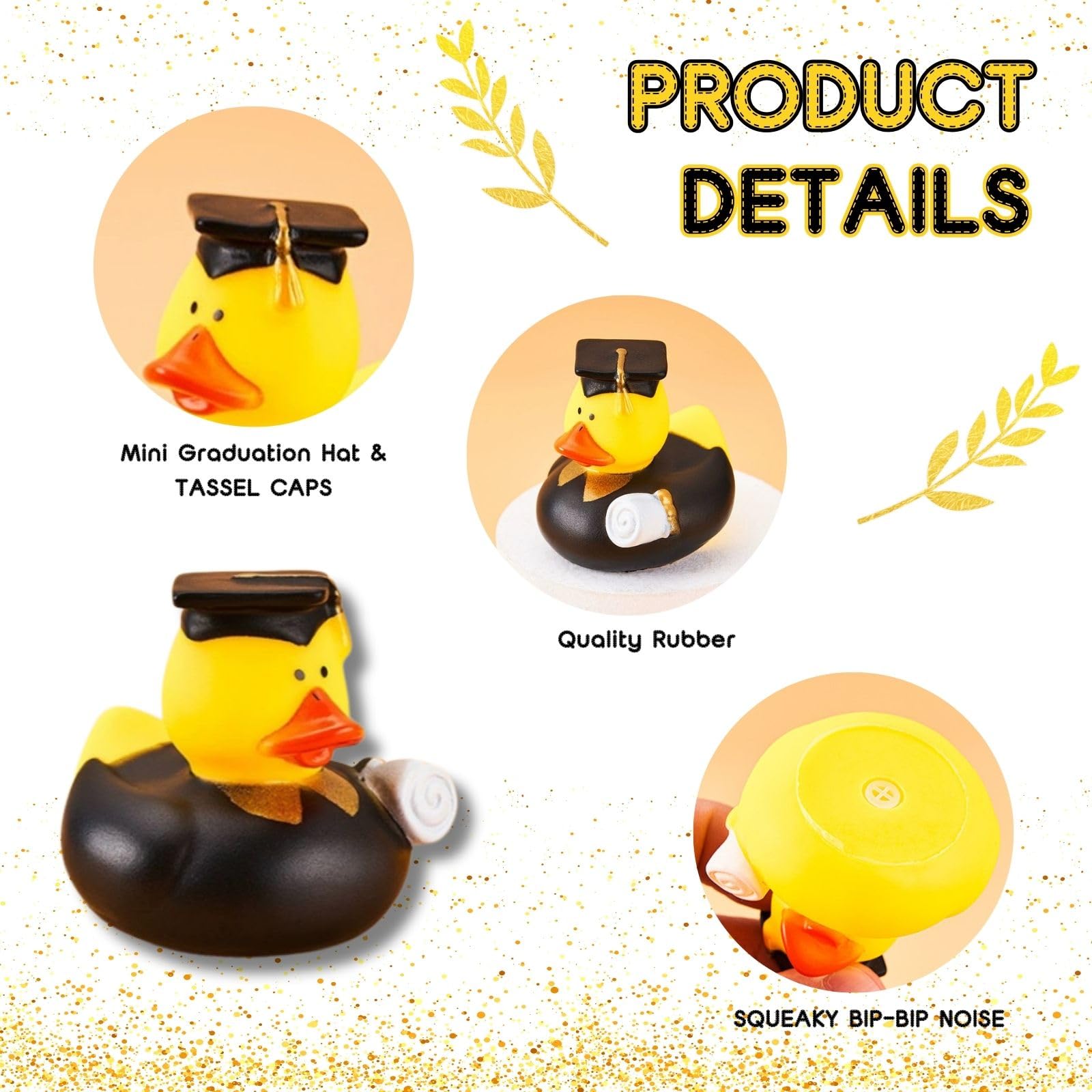 6/12/24 Sets of Graduation Rub - Rubber Duck Bath recension och pris