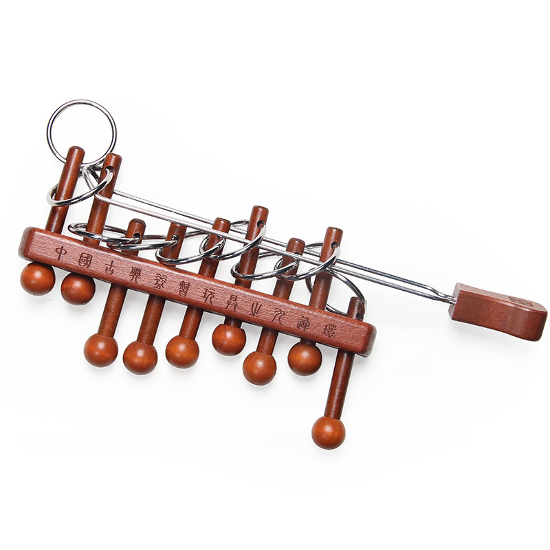 Classical Chinese Nine Linked  - Wooden Puzzle Kids recension och pris