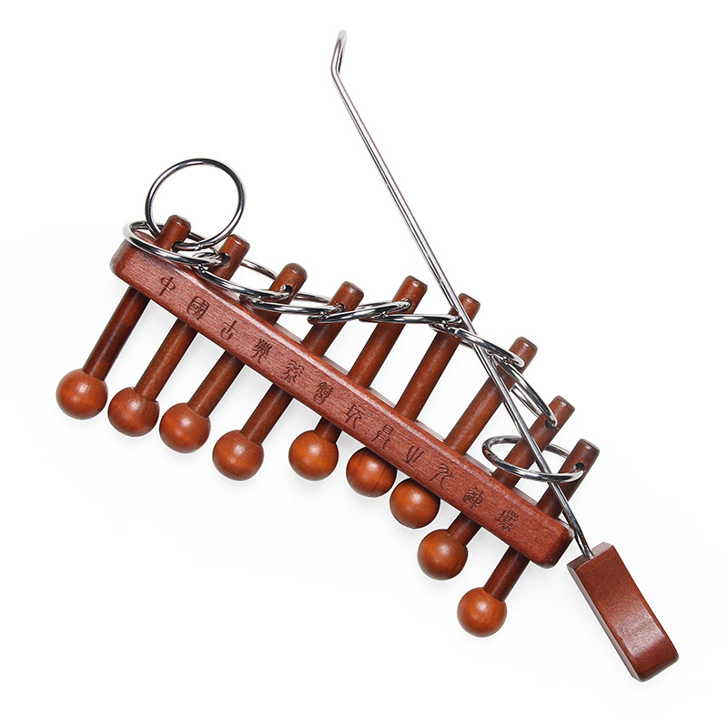 Classical Chinese Nine Linked  - Wooden Puzzle Kids recension och pris