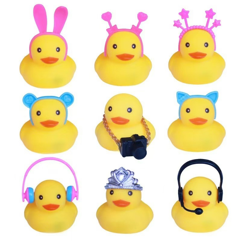 10 Pcs Rubber Duck Accessories - Rubber Duck Bath recension och pris
