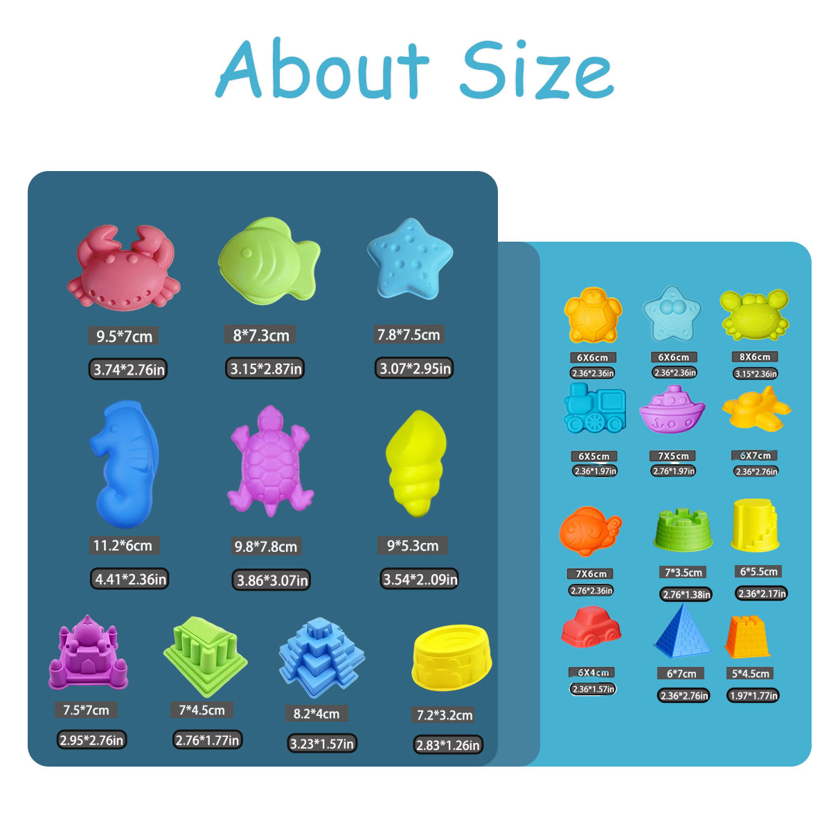 Small Creative Beach Mold Set  - Kinetic Sand Mold recension och pris