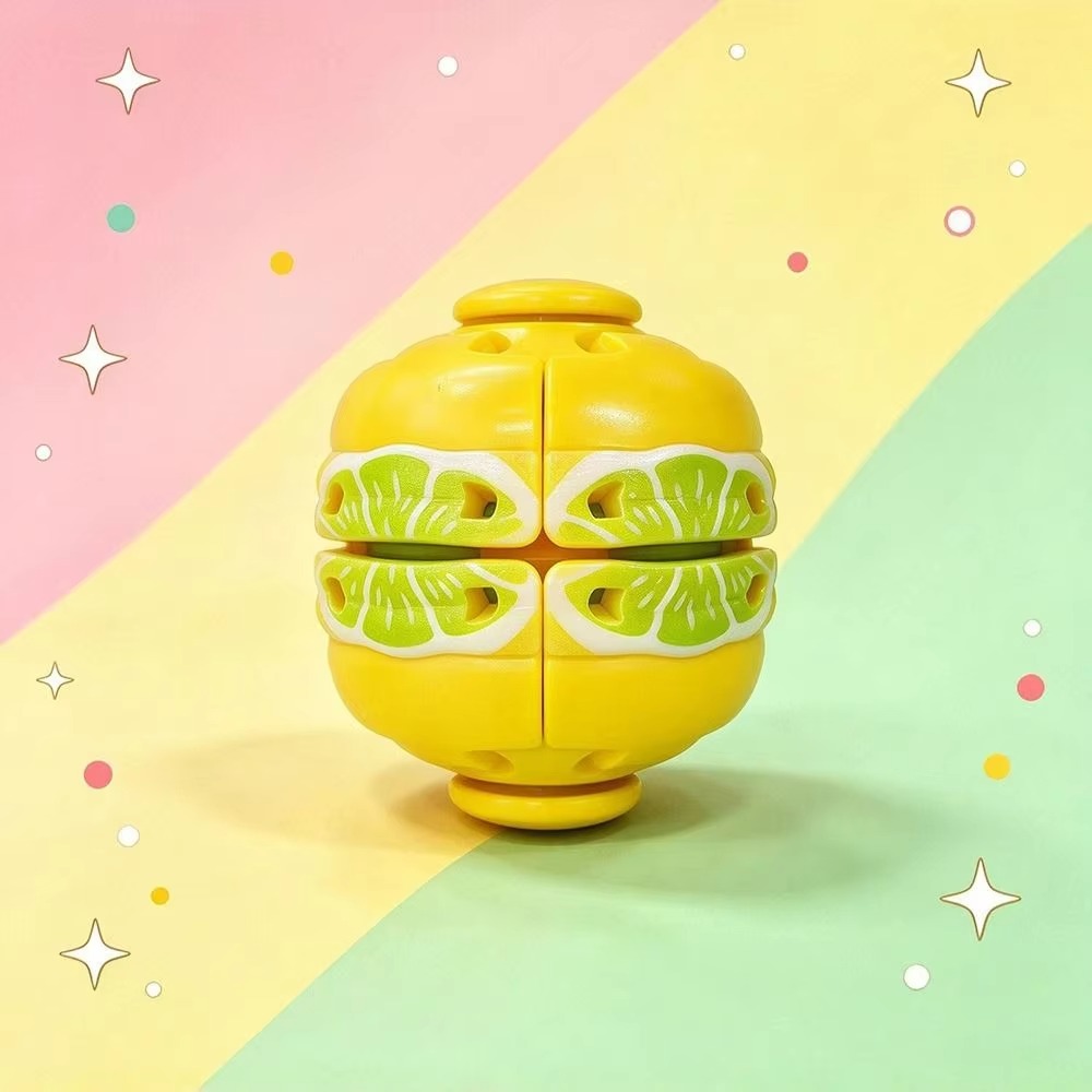 Fruit Can Press Spinning Top F - Spin Top Gyro Toy recension och pris