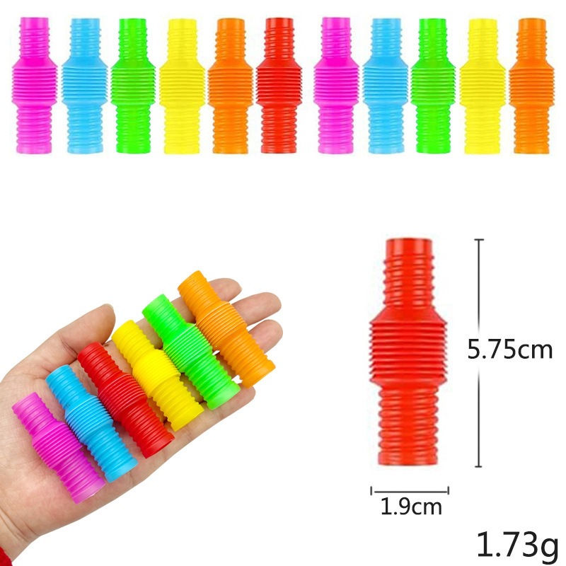 Colorful Telescopic Tubes Fidg - Kids Toys Kids Toys recension och pris