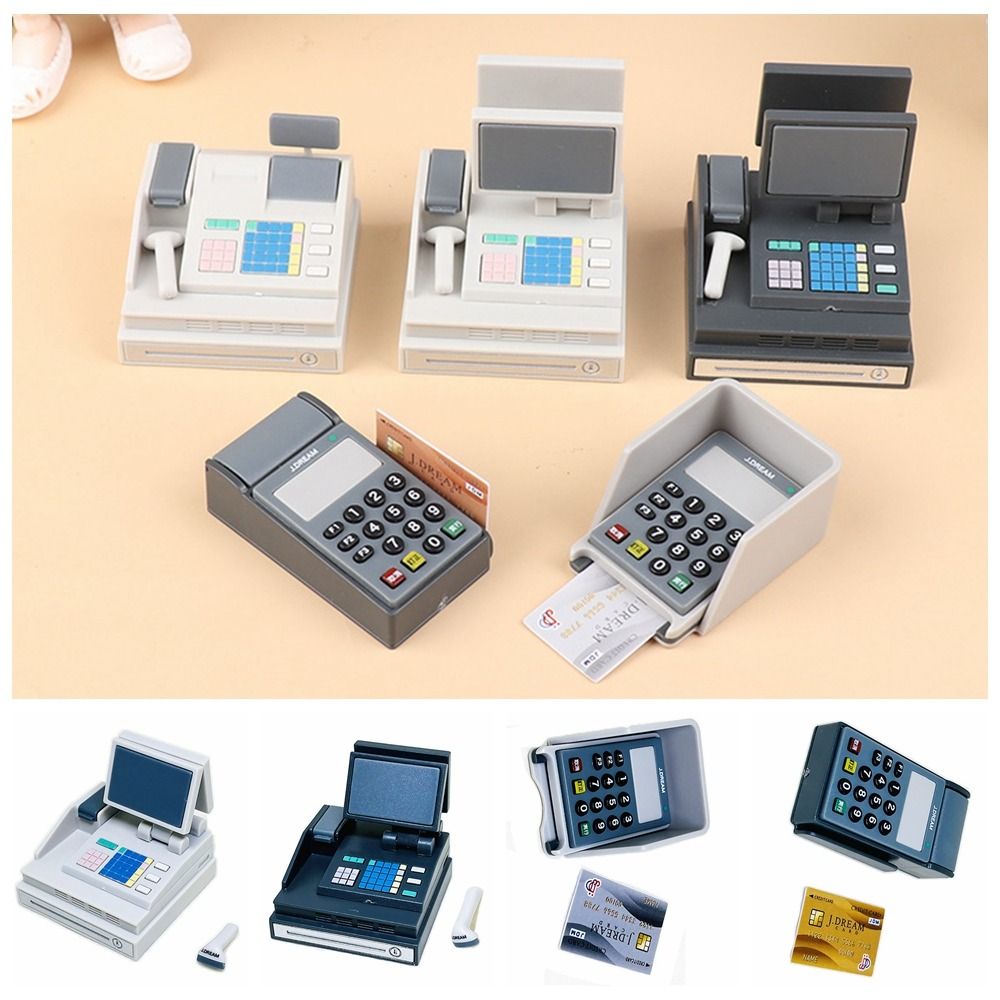 1:6/1:12 Scale Dollhouse POS M - Toy Cash Register recension och pris