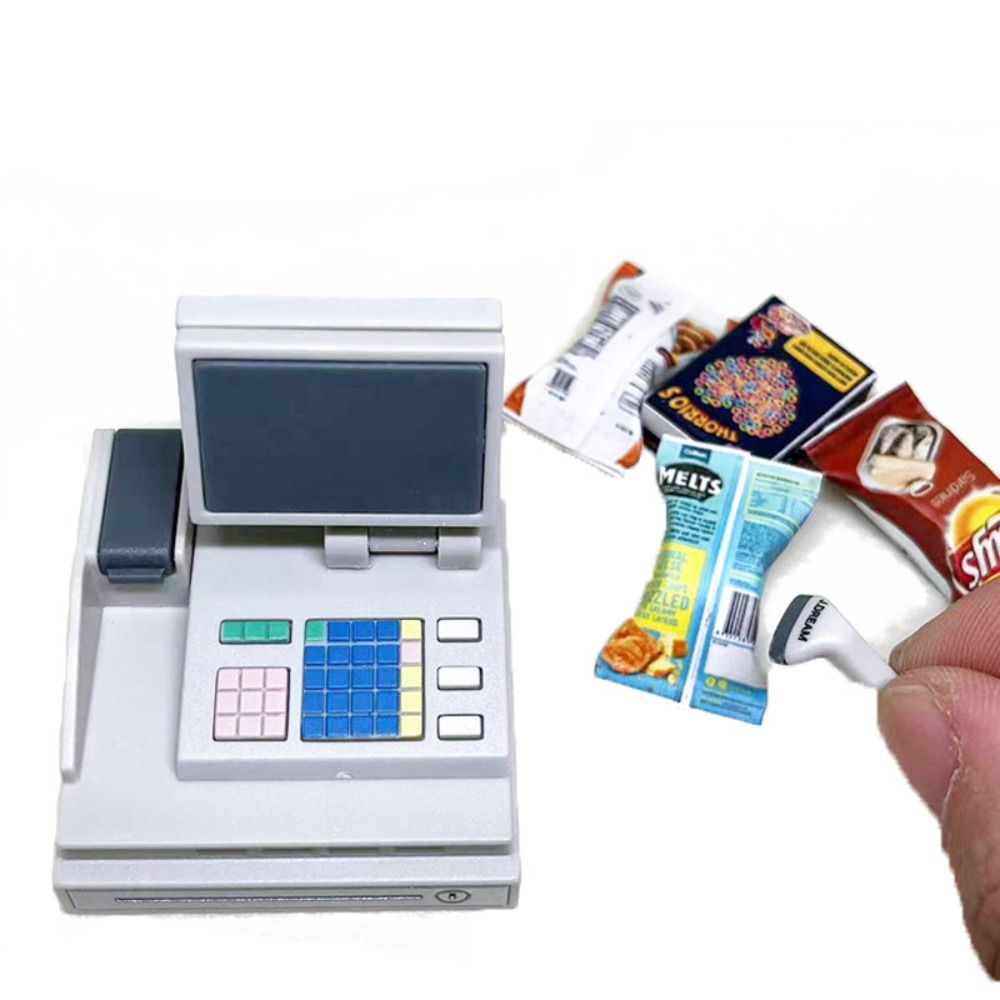 1:6/1:12 Scale Dollhouse POS M - Toy Cash Register recension och pris