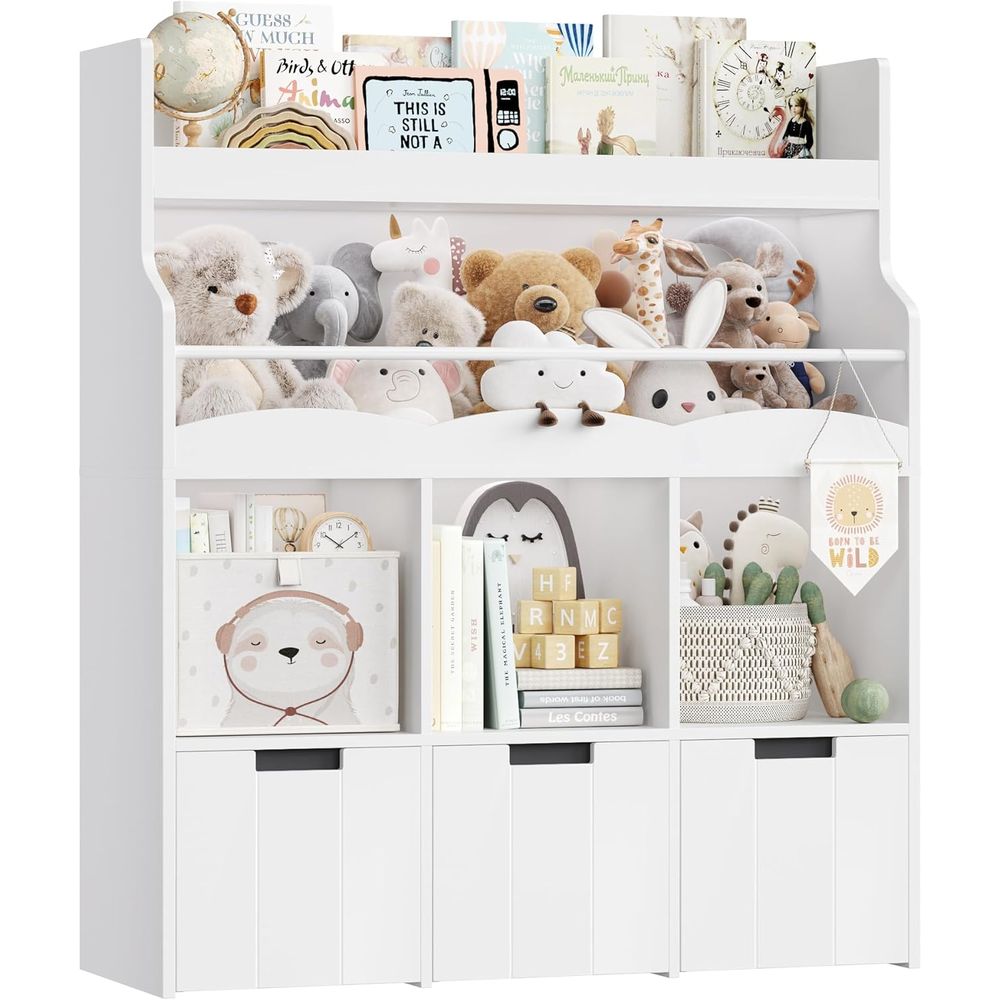 Kids Toy Storage Organizer wit - Kids Toys Kids Toys recension och pris