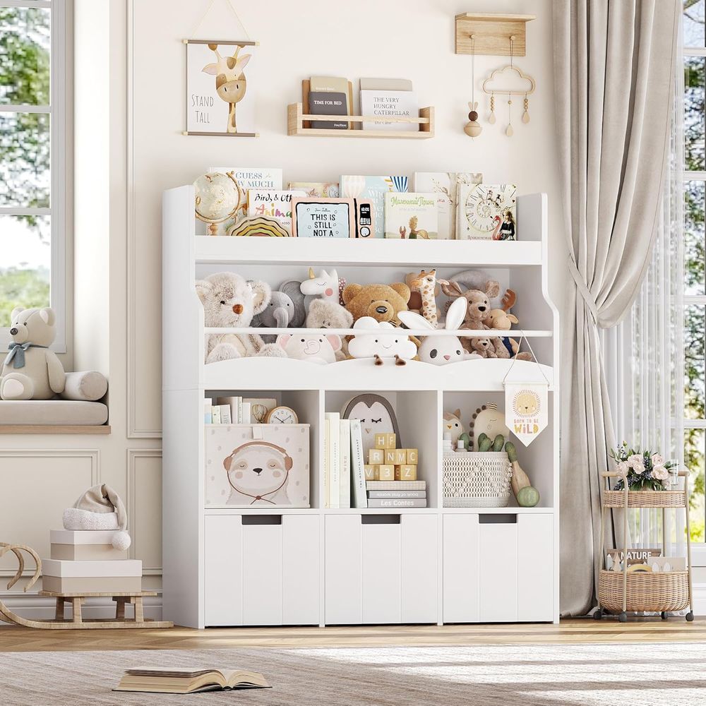 Kids Toy Storage Organizer wit - Kids Toys Kids Toys recension och pris