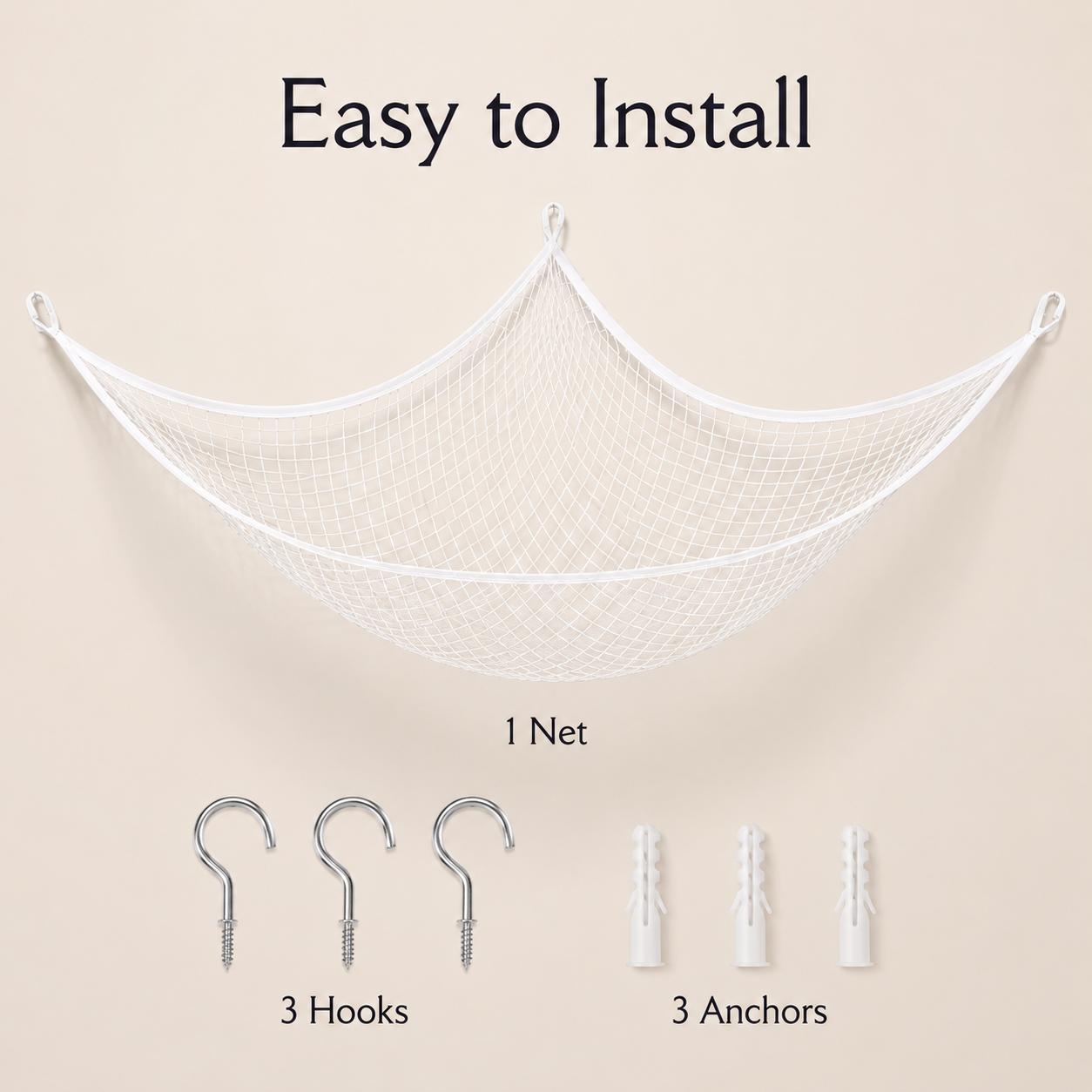 Mesh Toy Storage Hammock Hangi - Kids Toys Kids Toys recension och pris