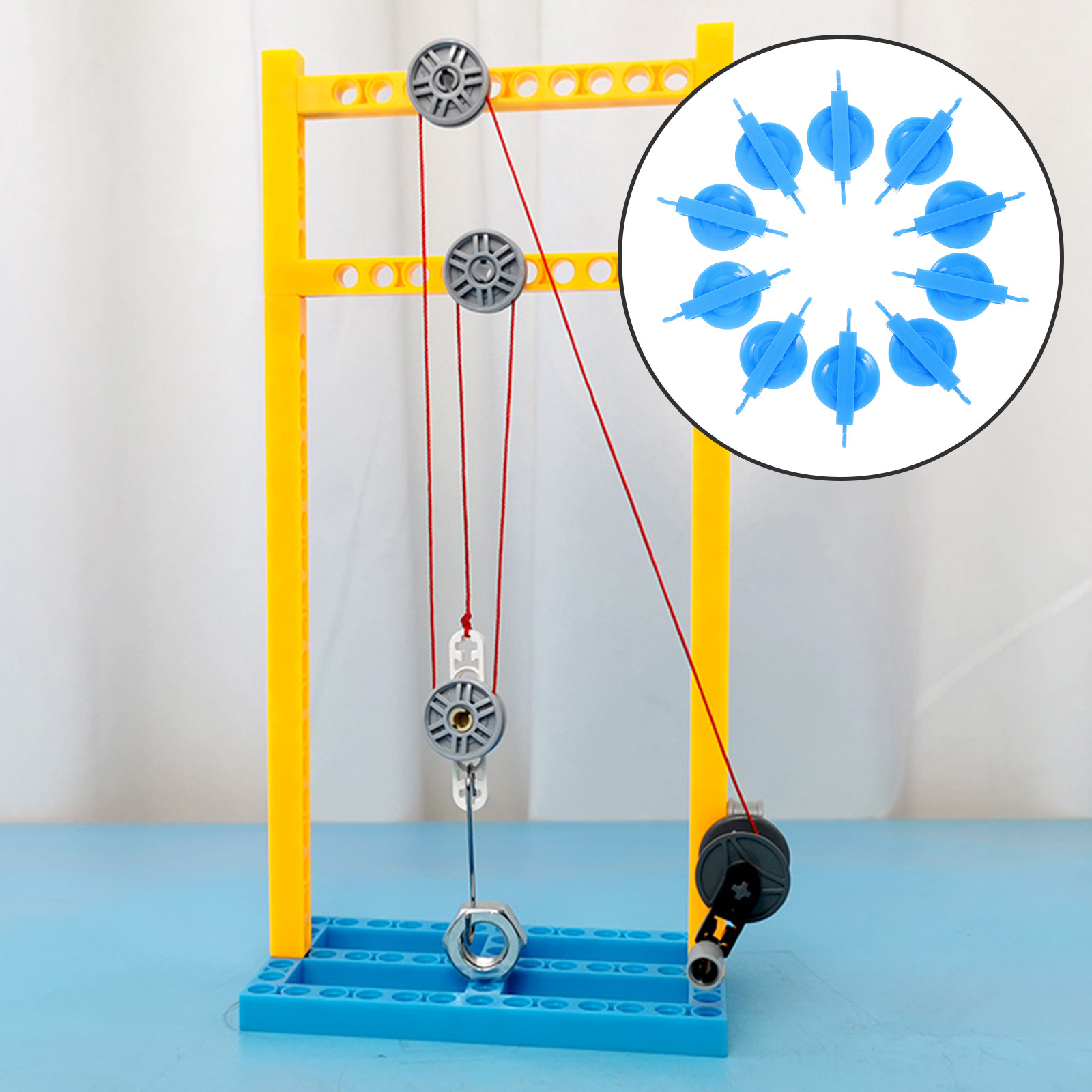 10Pcs Teaching Pulley Equipmen - Volcano Experiment Kit recension och pris