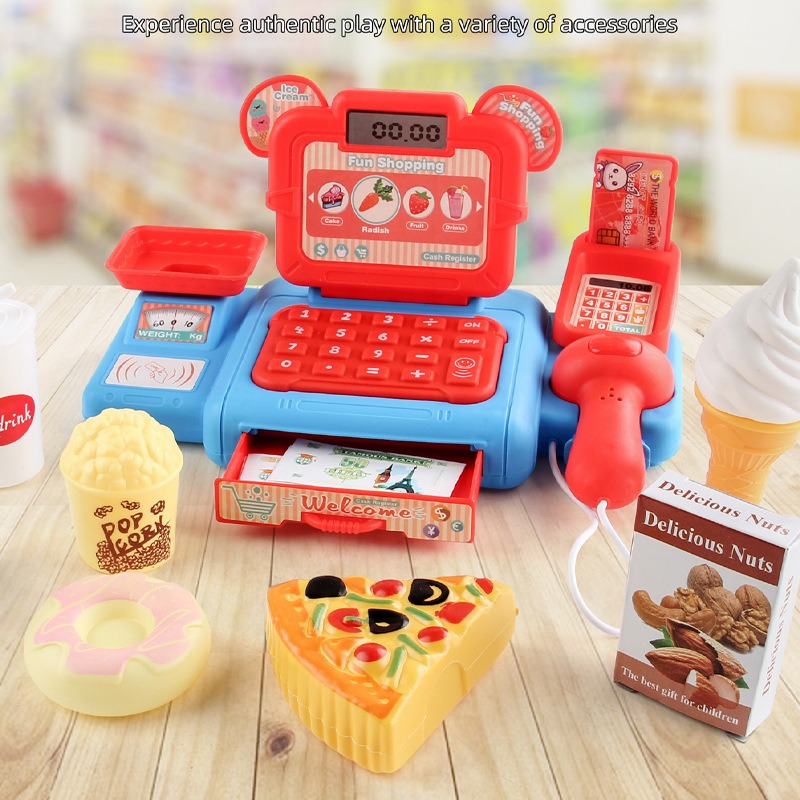 Kids Pretend Play Supermarket  - Toy Cash Register recension och pris