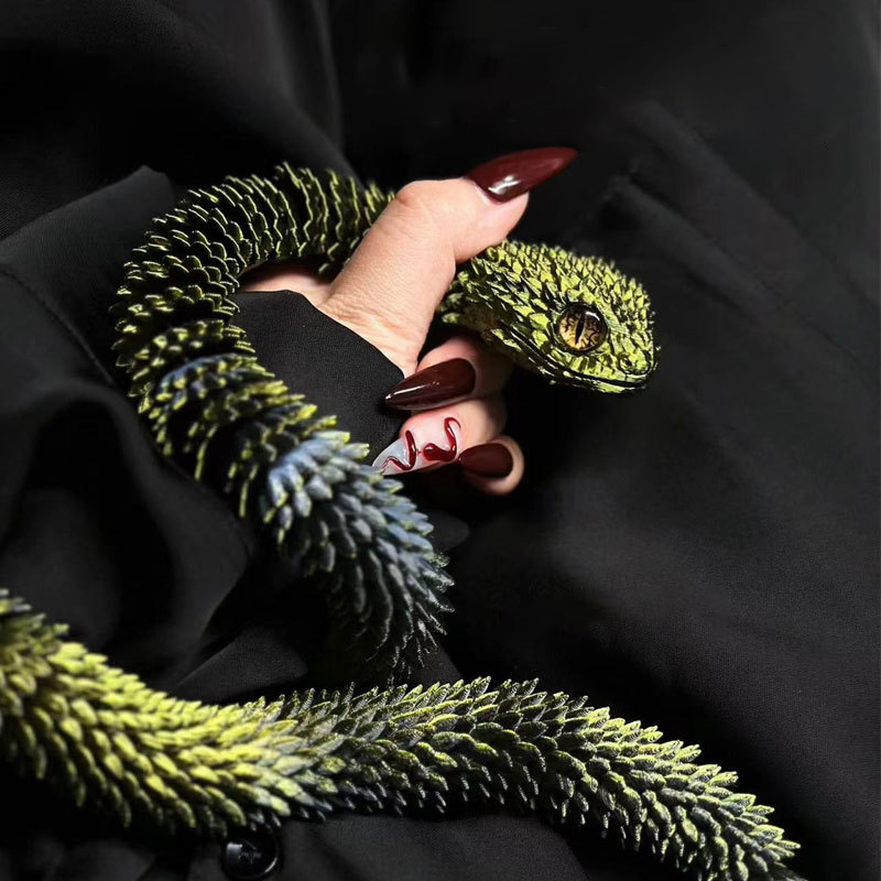 3D Printed Snake Dragon Printe - Kids Toys Christmas 2025 recension och pris