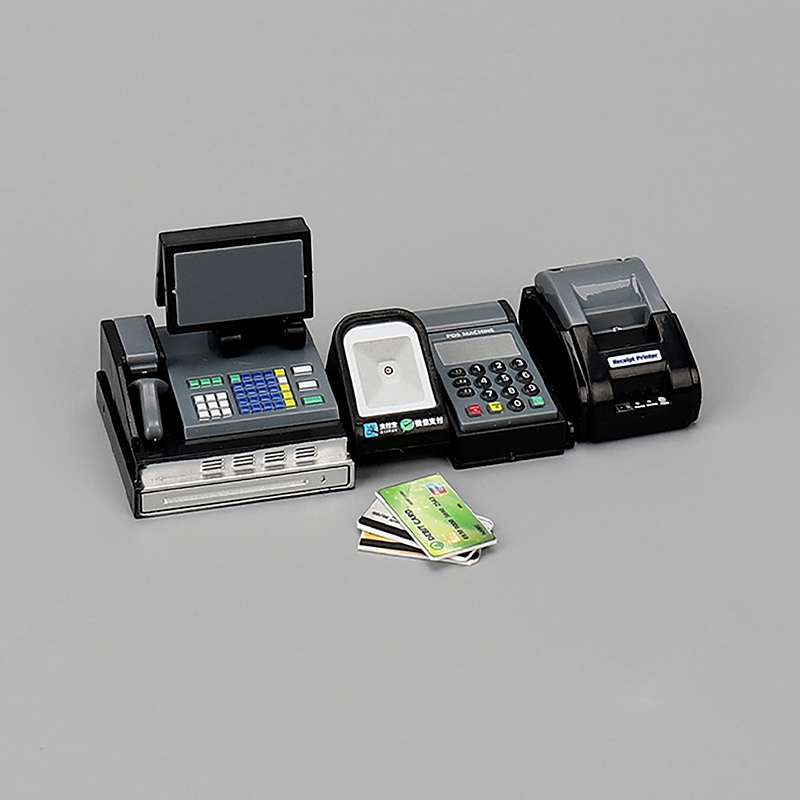 1 Set 1/12 Doll House Mini Sup - Toy Cash Register recension och pris