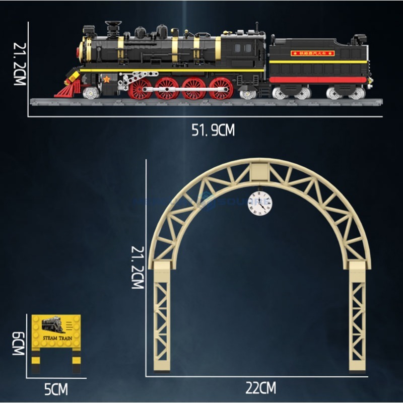 1021PCS Leader Number Simulati - Toy Train Track Set recension och pris