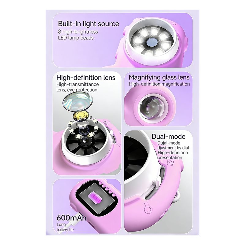 FBIL-2 In 1 Microscope For Kid - Toys For Kids Video recension och pris
