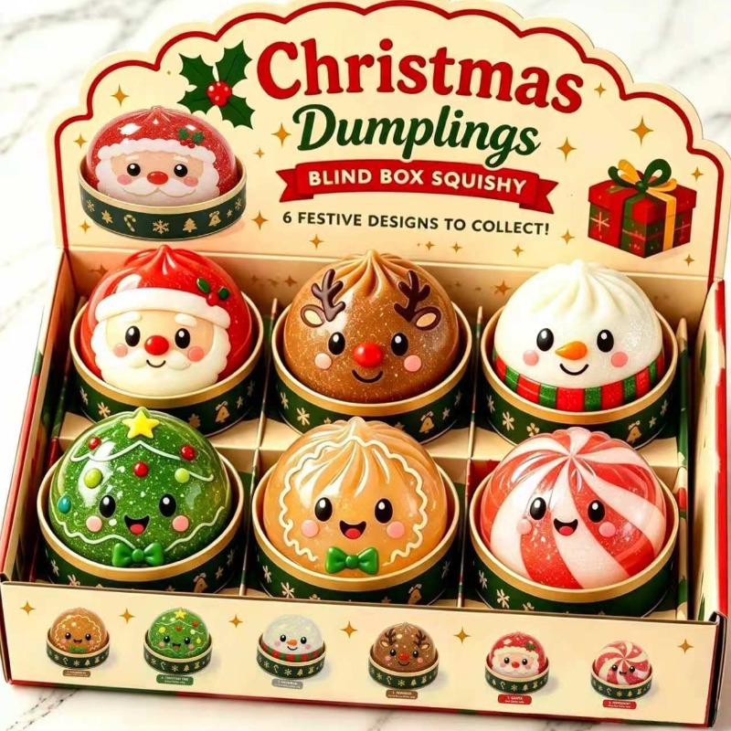 Christmas Dumpling Squishy Squ - Kids Toys Xmas recension och pris