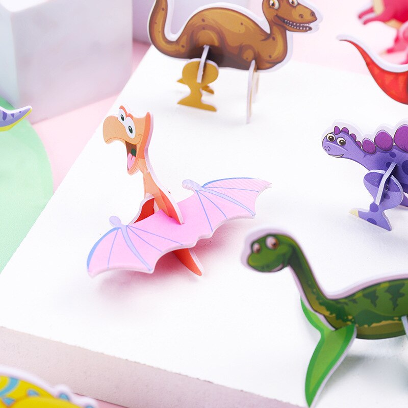 40Pcs Paper Dinosaur 3D Puzzle - Kids Toys Dinosaur recension och pris