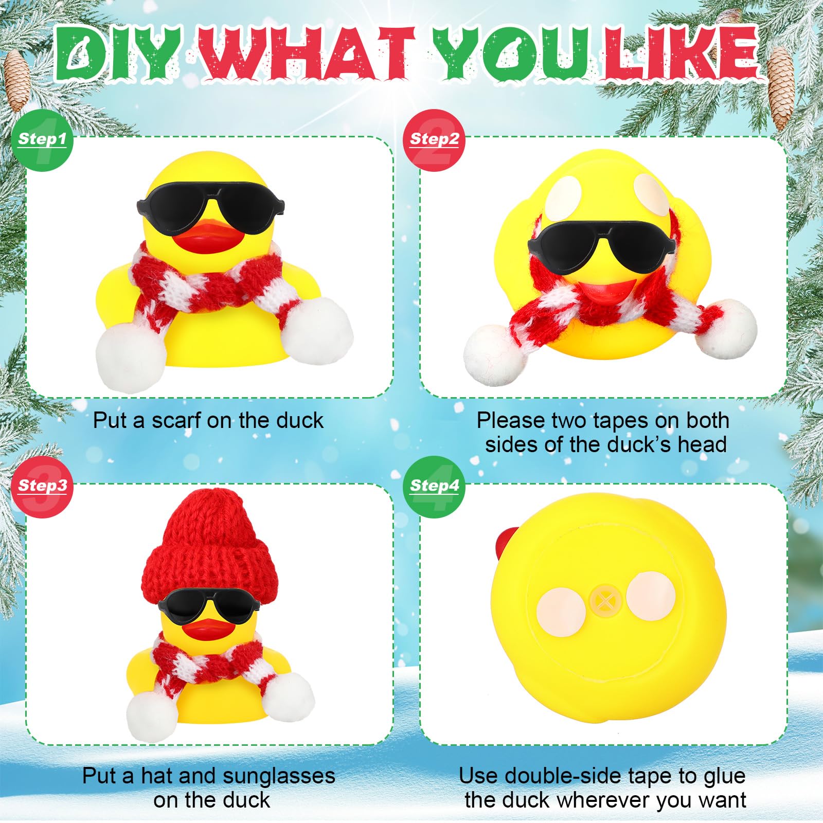 12/24/48 Set Christmas Rubber  - Rubber Duck Bath recension och pris
