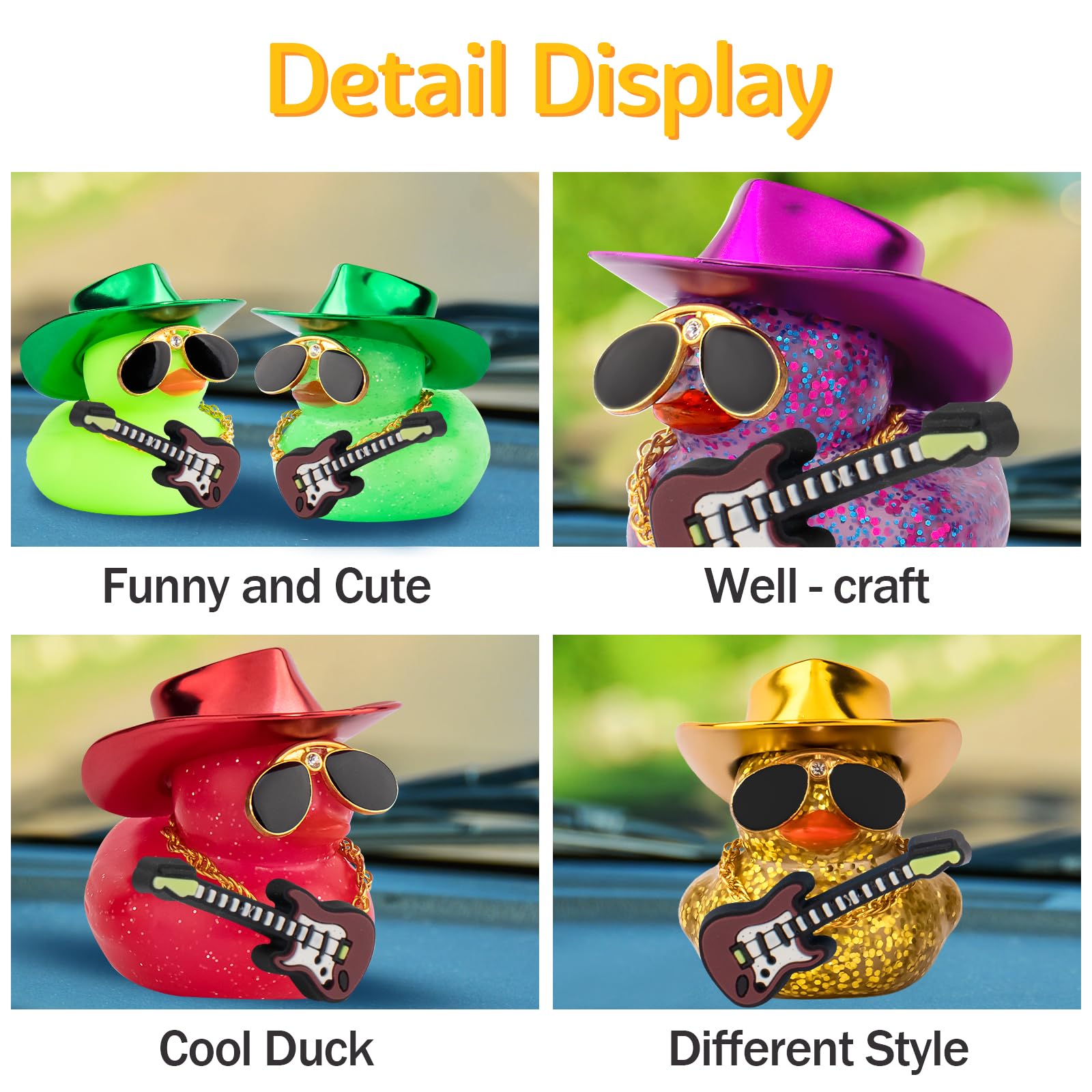 Car Decorations Laser Cowboy H - Rubber Duck Bath recension och pris