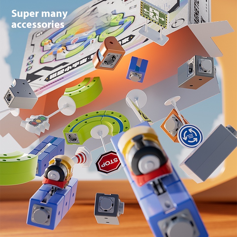Stem Racing Car Railtrack Magn - Kids Toys Christmas 2025 recension och pris