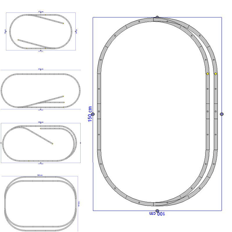PIKO HO 1/87 Scale Track Set V - Toy Train Track Set recension och pris
