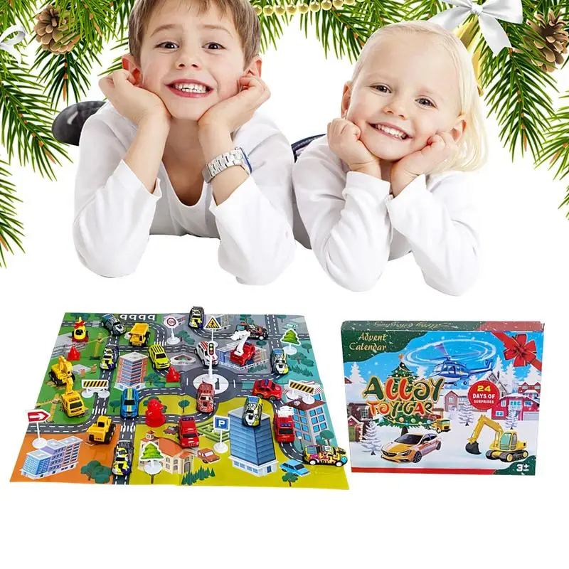 24pcs Car Toy Set Christmas Ad - Kids Toys Christmas 2025 recension och pris