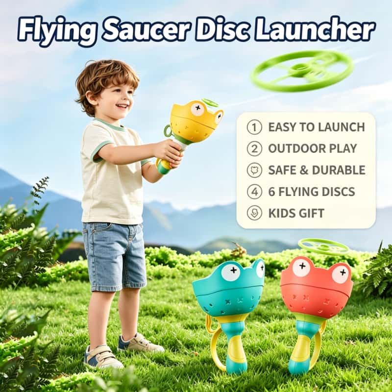 Flying Saucer Disc Launcher Ki - Kids Toys Kids Toys recension och pris