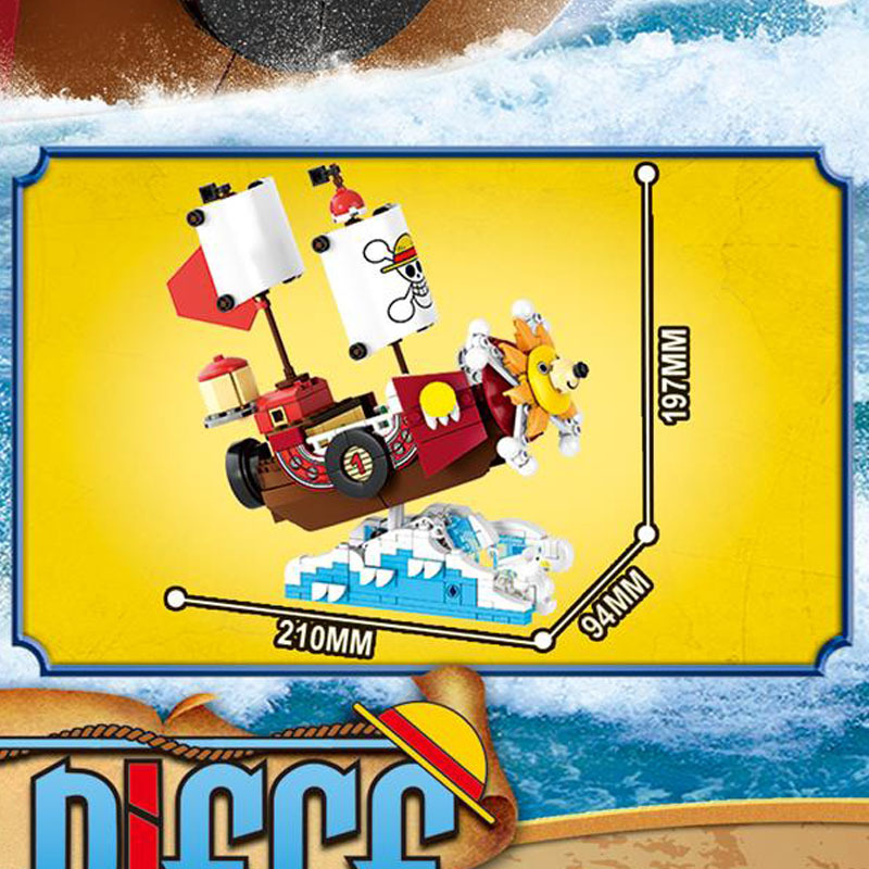 In Stock One Piece Pirate Ship - Kids Toys Xmas recension och pris
