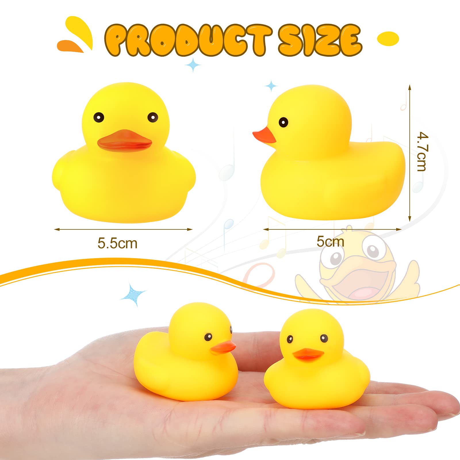 10-100pcs Colourful Rubber Duc - Rubber Duck Bath recension och pris