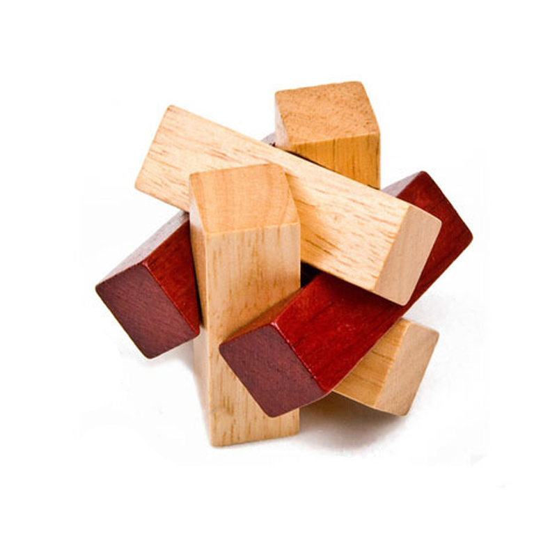 Wooden Knot Puzzle Brain Tease - Wooden Puzzle Kids recension och pris