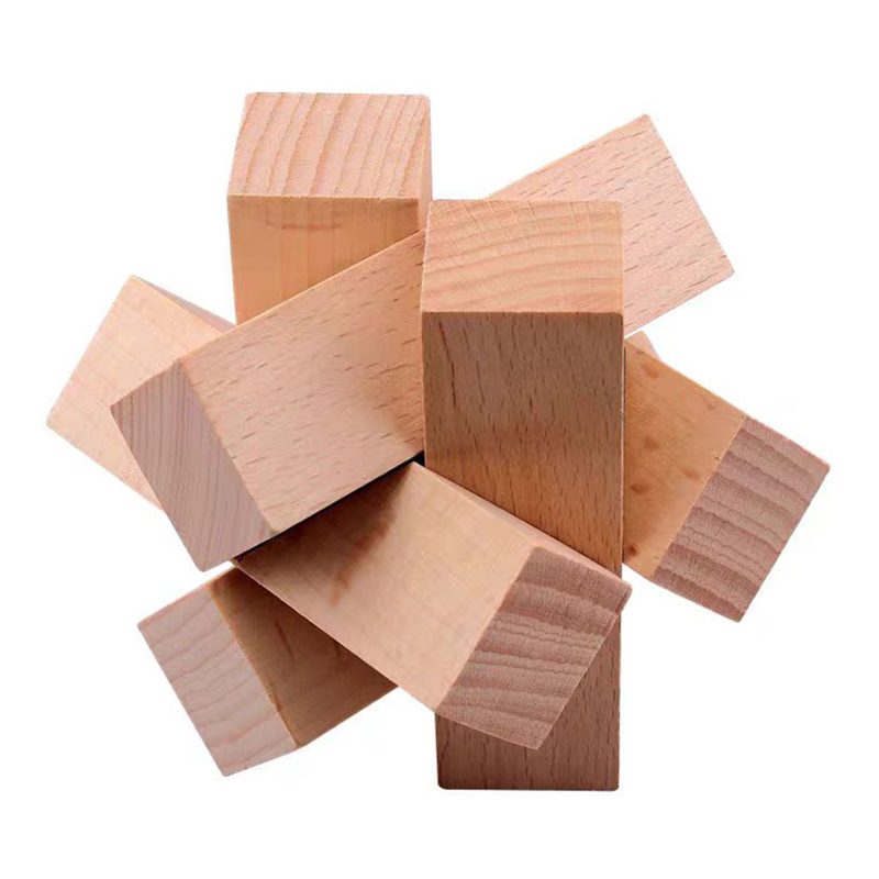 Wooden Knot Puzzle Brain Tease - Wooden Puzzle Kids recension och pris